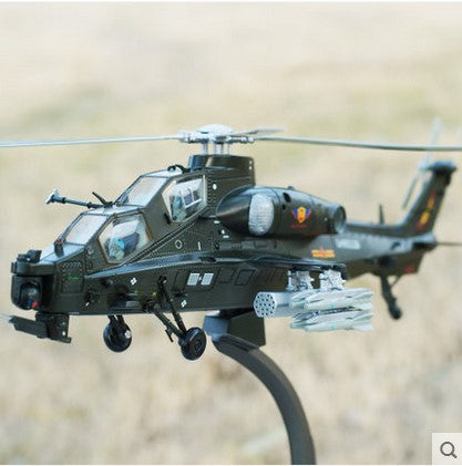 1:48 Scale Model WZ-10 Combat Helicopter