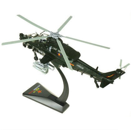 1:48 Scale Model WZ-10 Combat Helicopter