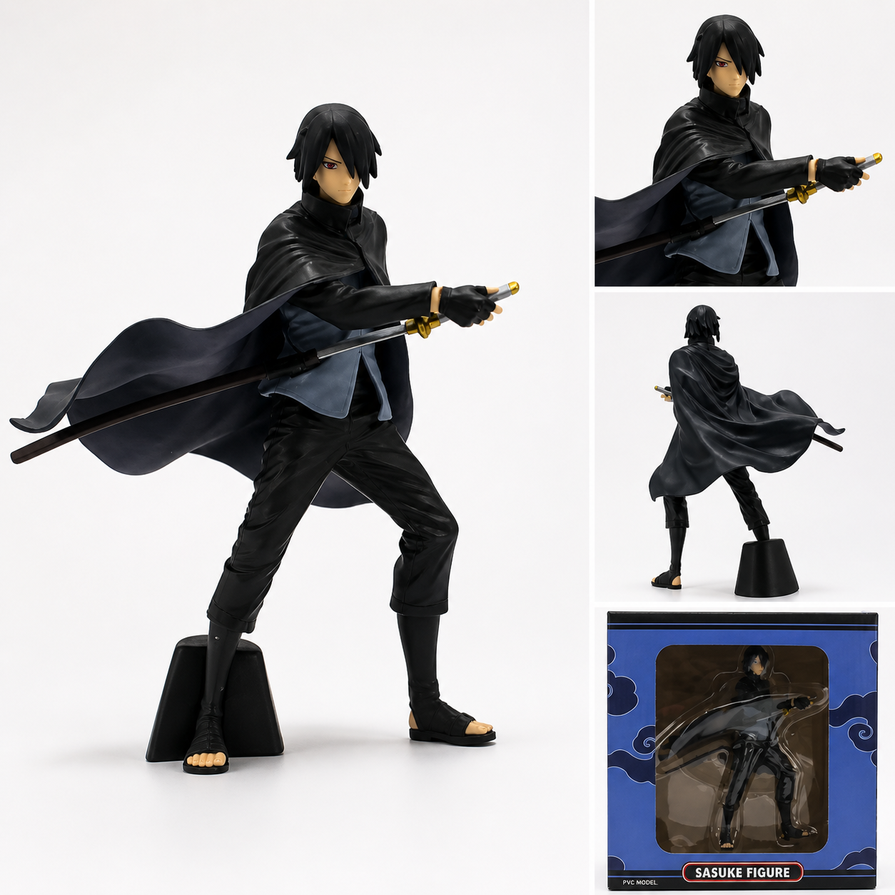 Naruto Shippuden Sasuke Uchiha Boxed Figure Collectible