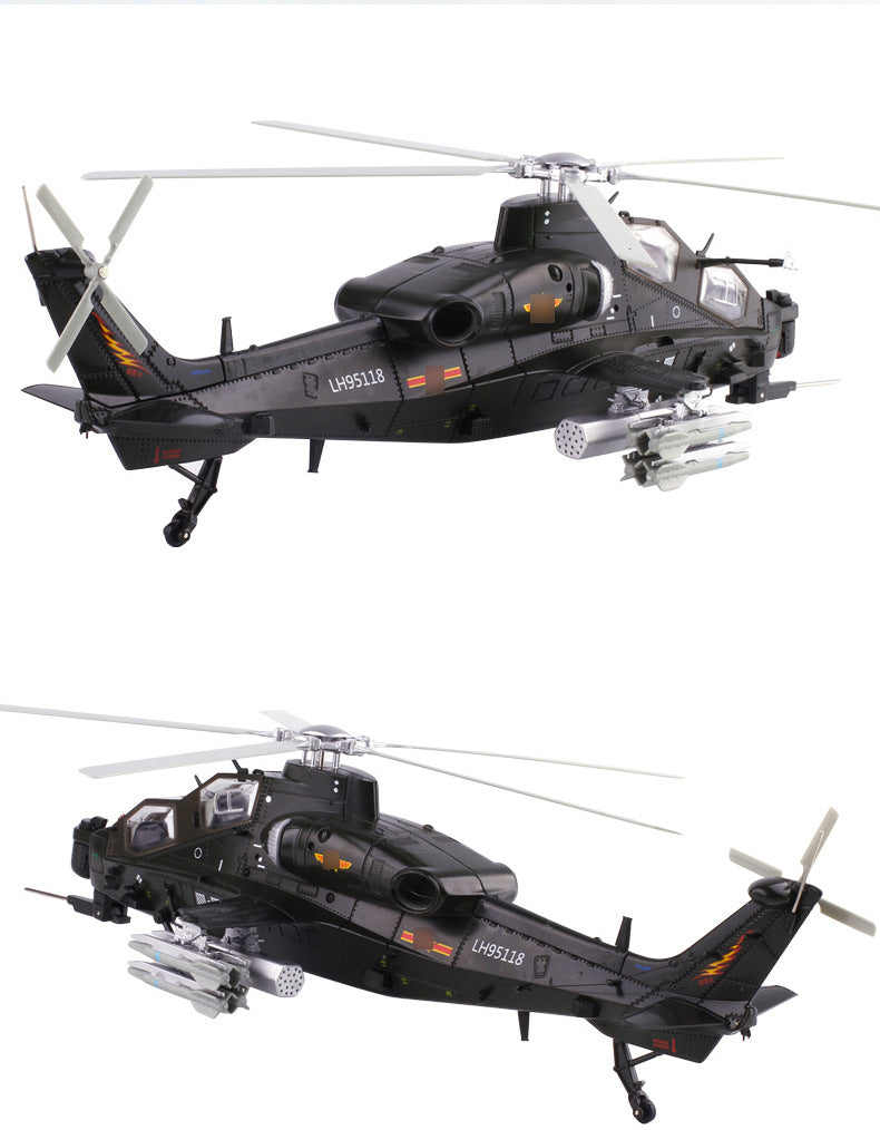 1:48 Scale Model WZ-10 Combat Helicopter